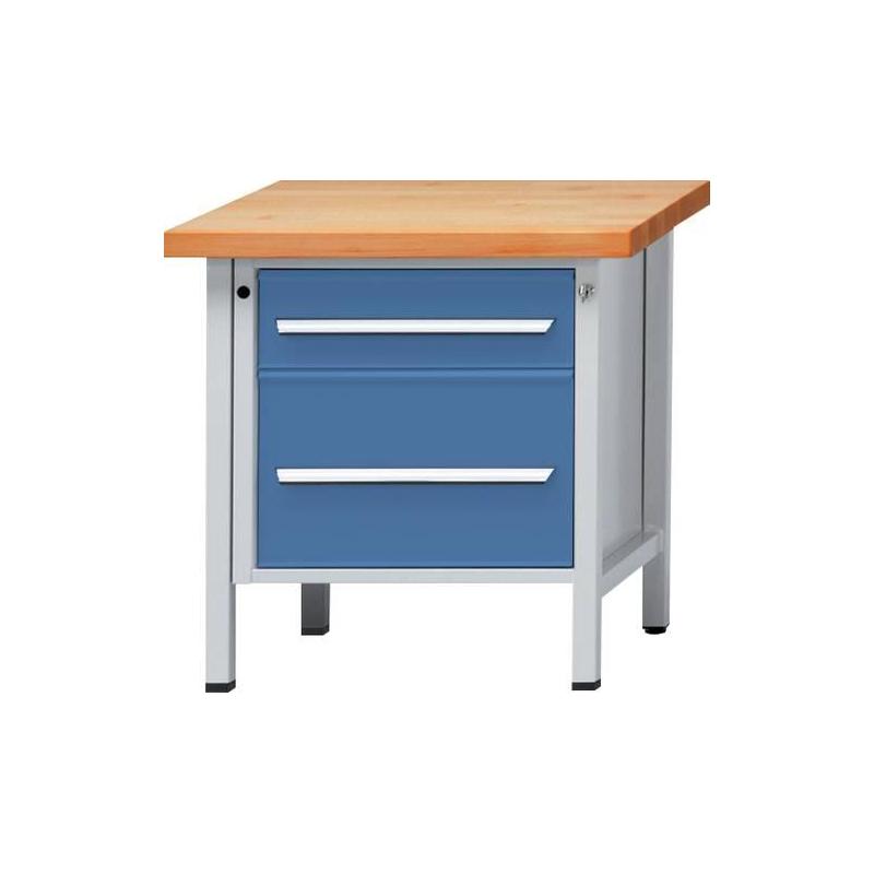 Skříňový pracovní stůl model 55 890 mm, 40 mm horní deska • Vtools.cz