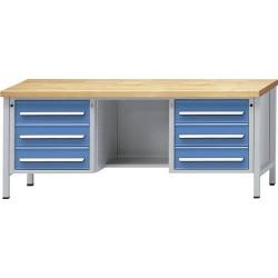 Skříňový pracovní stůl 320 890 mm, 40 mm horní deska • Vtools.cz