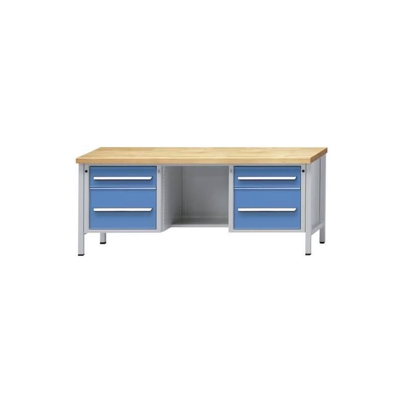 Pracovní stůl Box model 419 850 mm, 50 mm horní deska • Vtools.cz