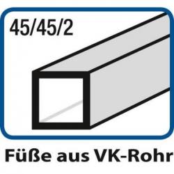 Skříňový pracovní stůl model 131 850 mm, 50 mm horní deska • Vtools.cz