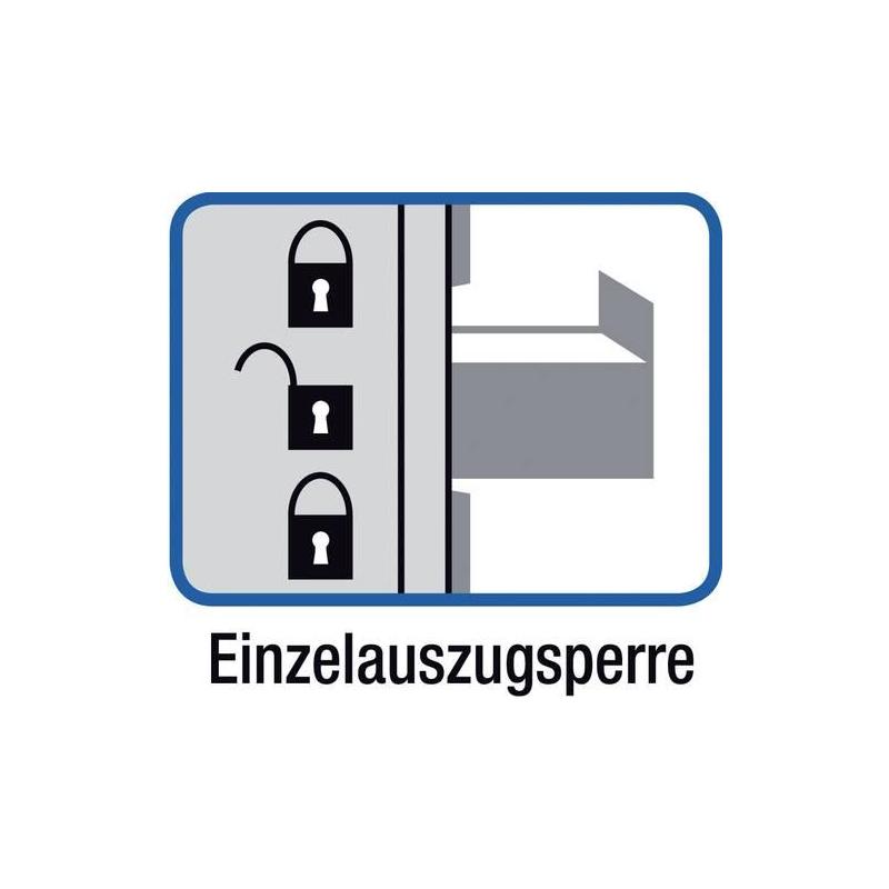 Zásuvková skříňka 3008 s přihrádkou 9SL FH910x675x980, řada V910 • Vtools.cz