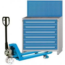 Podstavec pro vysokozdvižný vozík řady V 760 Š 760 mm, RAL 7035 • Vtools.cz