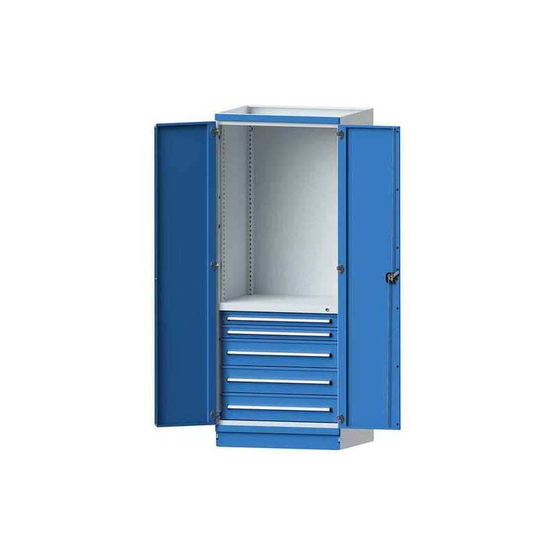 Modulová skříň model 2410 Š715 x D720 x V2200 mm • Vtools.cz