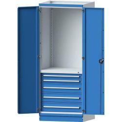 Modulová skříň model 2410 Š715 x D720 x V2200 mm • Vtools.cz