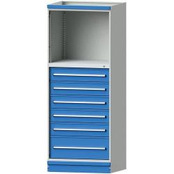 Modulární šatní skříň model 4003 Š865 x D720 x V2200 mm • Vtools.cz