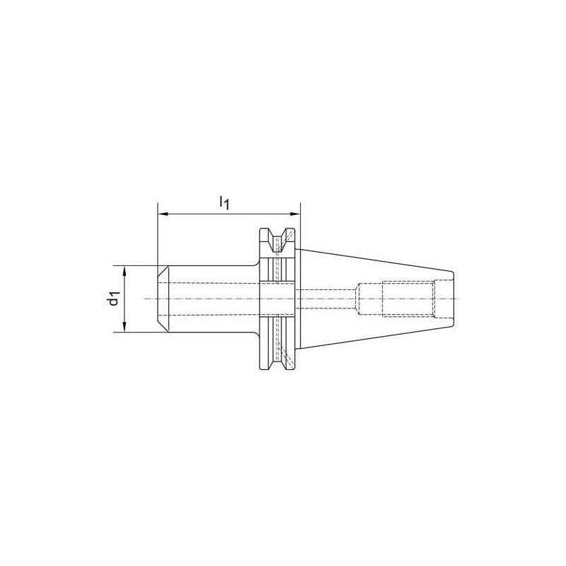 HG Upínač (upínací trn) Weldon D69871ADB 2- 8 mm SK50 Haimer • Vtools.cz