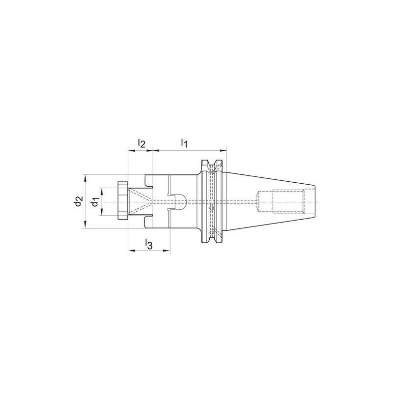 HAIMER Kuželový nástrčný trn D69871 ADB SK40-32 • Vtools.cz