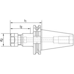 Upínač kleštinový D69871ADB SK50-ER32 K. Haimer • Vtools.cz