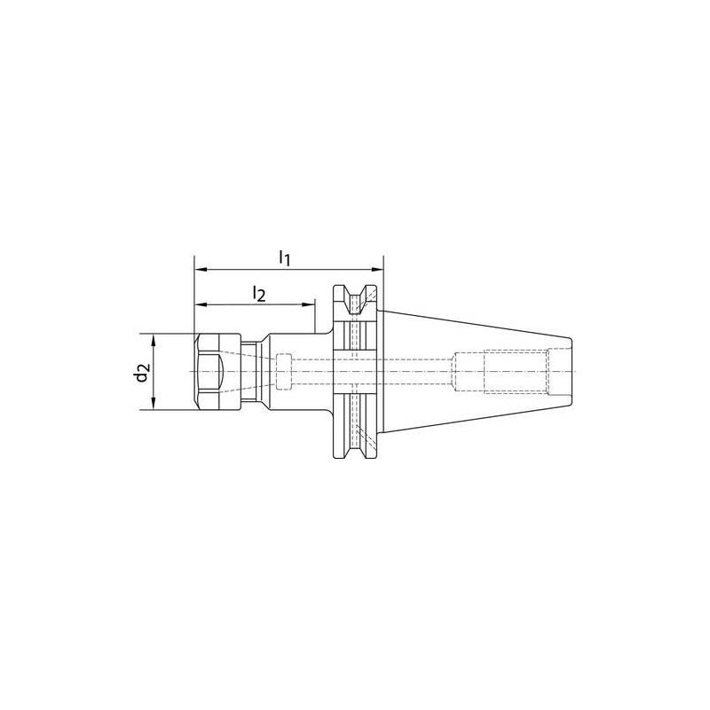 Upínač kleštinový D69871ADB SK50-ER32 K. Haimer • Vtools.cz