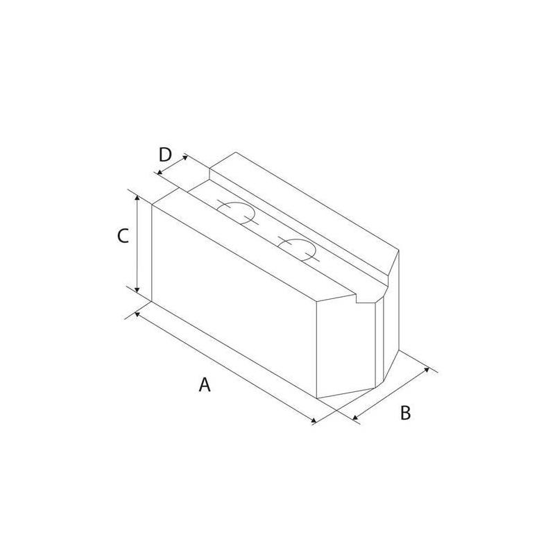 Horní čelisti 1,5x60velikost  145x50x50 mm N21 kuželové • Vtools.cz