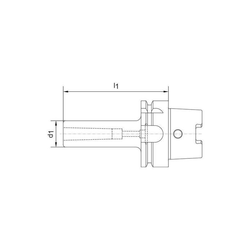 Upínač tvar C D69893A HSK-A100 MK1x110 mm Haimer • Vtools.cz