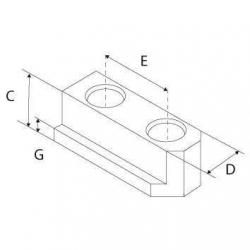 Matka s T-drážkou pro BT/B/BB 210 • Vtools.cz