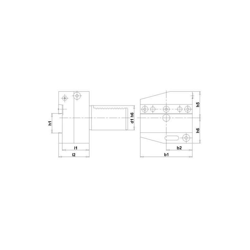 Držák nástrojů VDI pravý AR 40x 32 mm • Vtools.cz
