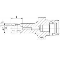 Upínač kleštinový Capto C6 ER32 130 mm Haimer • Vtools.cz
