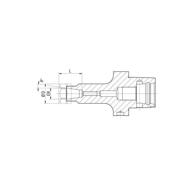 Upínač kleštinový Capto C6 ER32 130 mm Haimer • Vtools.cz