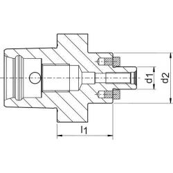 Upínací trn Capto C6 40 40 mm Haimer • Vtools.cz