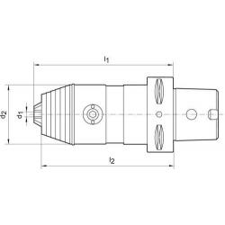 Přesné krátké Vrtací sklíčidlo Capto C6 0,3- 8 mm WTE • Vtools.cz