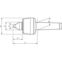 Otočný hrot HM velikost 102 MK2    Röhm • Vtools.cz