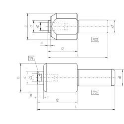 Otočný hrot s výměnnou špičkou 3/4" Conzella • Vtools.cz