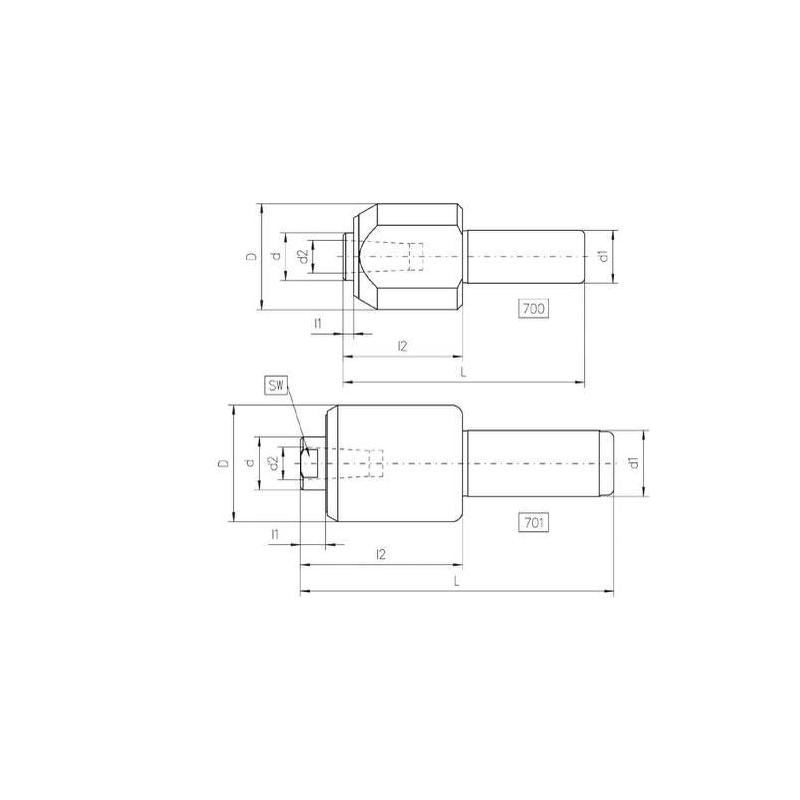 Otočný hrot s výměnnou špičkou 3/4" Conzella • Vtools.cz