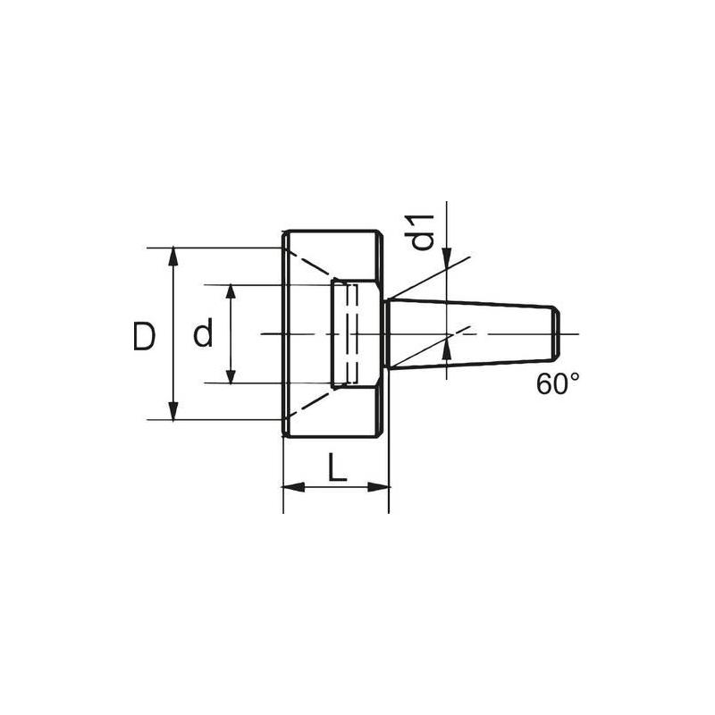 Výměnný hrot 12 mm dutý kužel Conzella • Vtools.cz