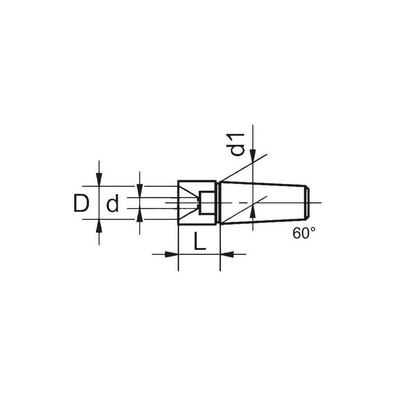 Výměnný hrot 14 mm dutá Conzella • Vtools.cz