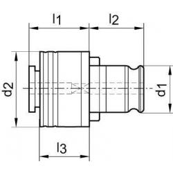 Rychlovýměnná vložka ES 2 7,00 mm • Vtools.cz