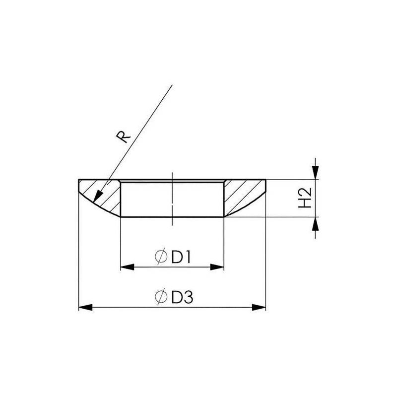 Kulová podložka D6319C M16 Format • Vtools.cz