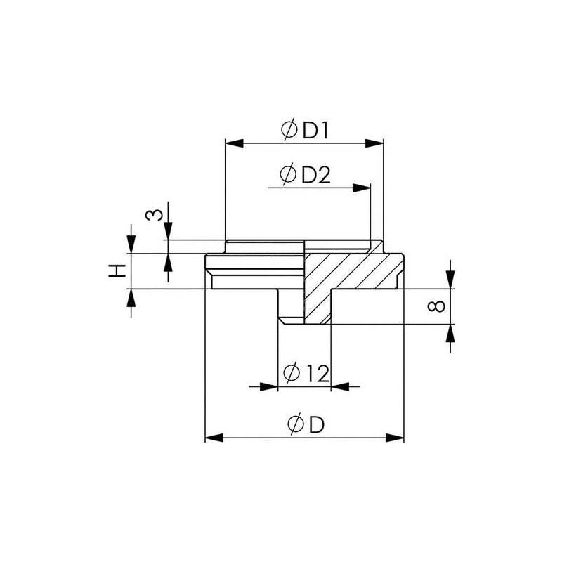 Středicí deska, potažená • Vtools.cz