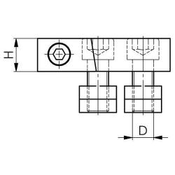 Hluboké upínací čelisti"Bulle" 12 mm / 3 mm AMF • Vtools.cz