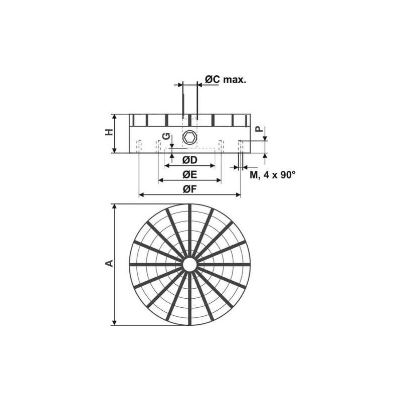 Kulaté magnetické sklíčidlo RS 50 Flaig • Vtools.cz