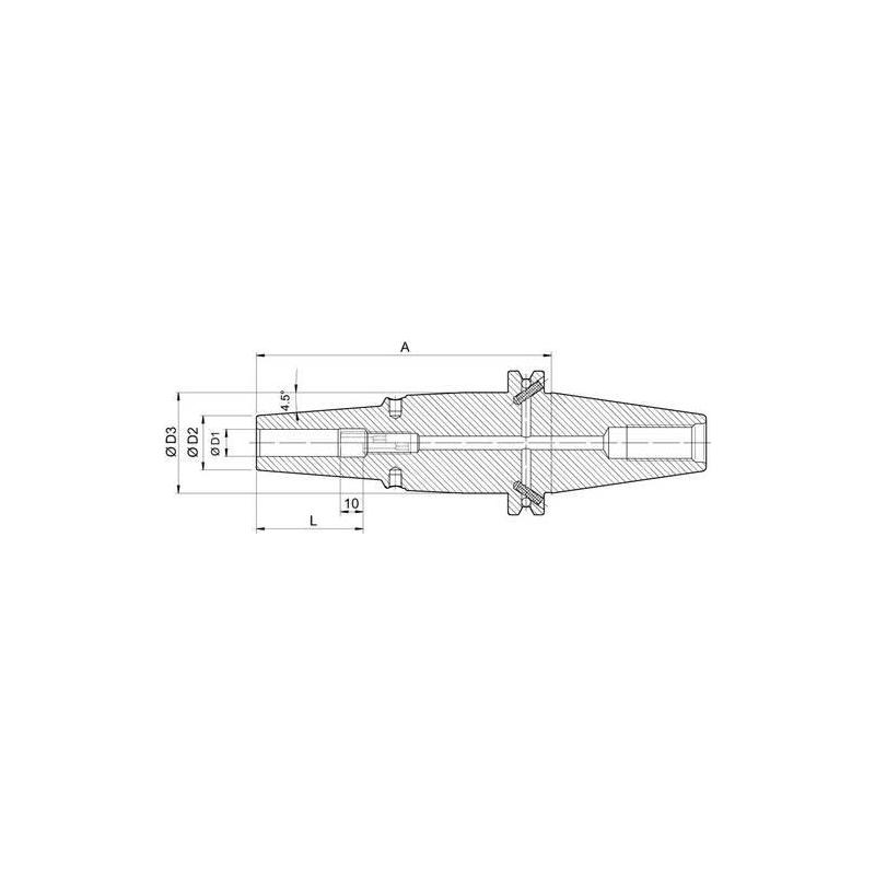 Tepelný upínač Power Shrink velmi krátký DIN69871AD/B 40x06 mm Haimer • Vtools.cz