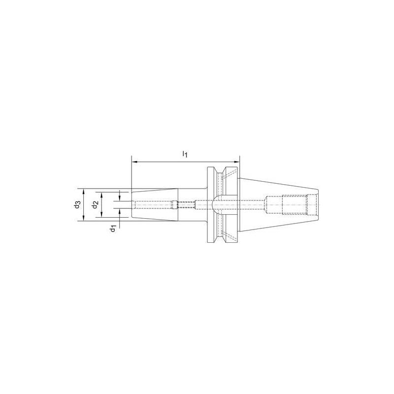 Tepelný upínač  JISB6339ADB 10,0x100 mm BT50 Haimer • Vtools.cz