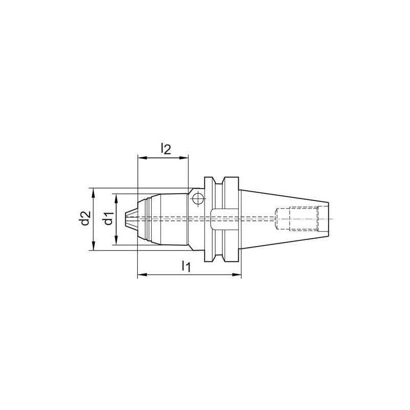 CNC přesné krátké vrtací sklíčidlo JISB6339 1-16 mm SK50 Albrecht • Vtools.cz