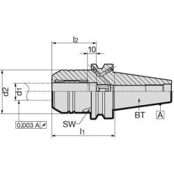 Gühring Hydraulický upínač, sklíčidlo JIS6339 ADB BT40, 20x72,5 mm • Vtools.cz