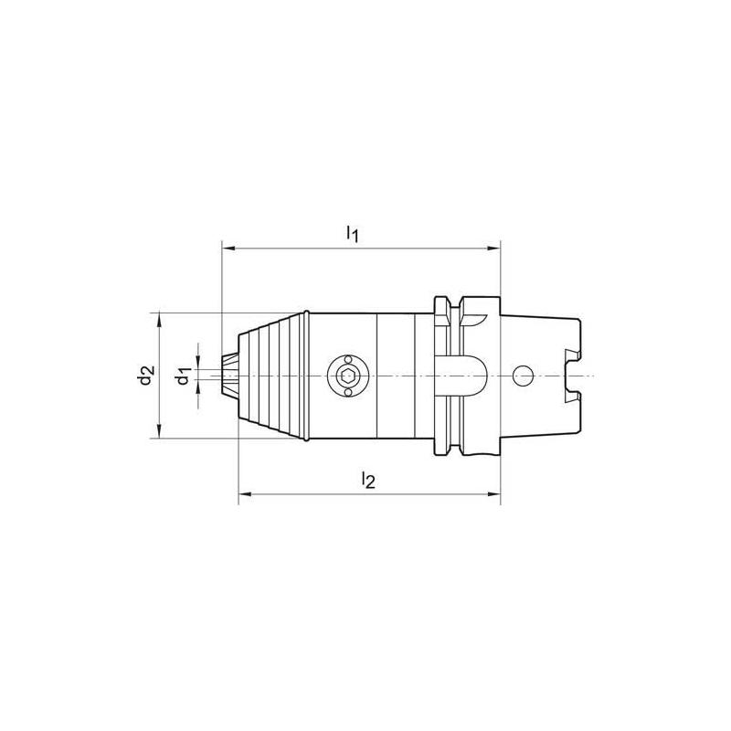 Přesné vrtací sklíčidlo D 69893 - A 2,5 - 16 HSK 63 WTE • Vtools.cz