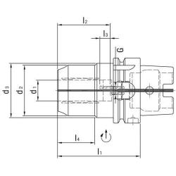 Tepelný upínač D69893A HSK-A63 20 mm  WTE • Vtools.cz