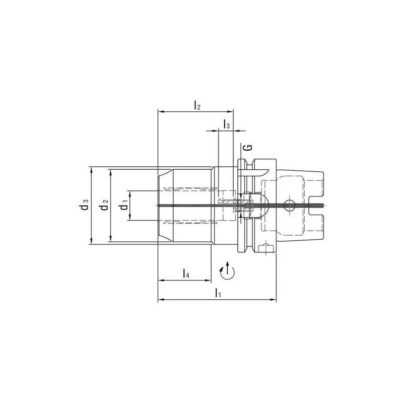 Tepelný upínač D69893A HSK-A63 20 mm  WTE • Vtools.cz