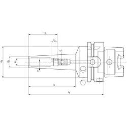 Tepelný upínač D69893A 3G HSK-A63 8 mm   WTE • Vtools.cz