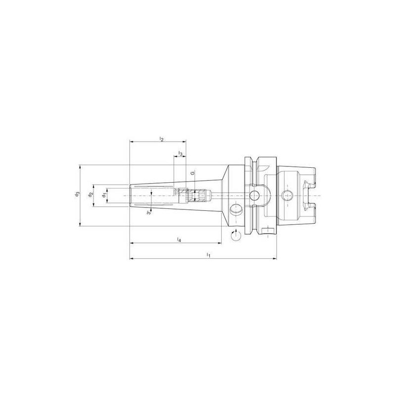 Tepelný upínač D69893A 3G HSK-A63 8 mm   WTE • Vtools.cz