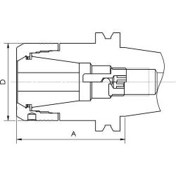 Upínač kleštinový D69871ADB CP16 SK40-70 Fahrion • Vtools.cz