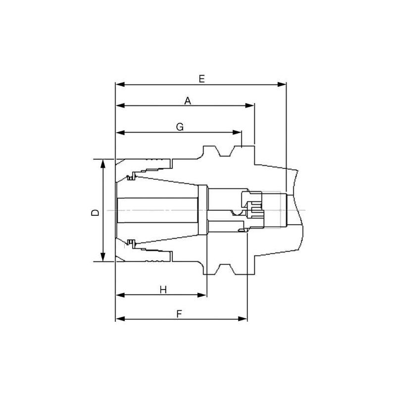 Upínač kleštinový vysoce přesný JISB6339 ADB CP16 BT40-75 Fahrion • Vtools.cz