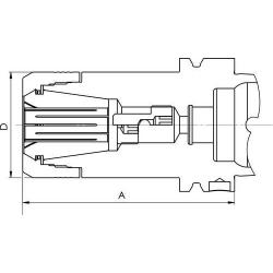 Upínač kleštinový vysoce přesný  D69893A CP32 HSK-A 63-130 Fahrion • Vtools.cz