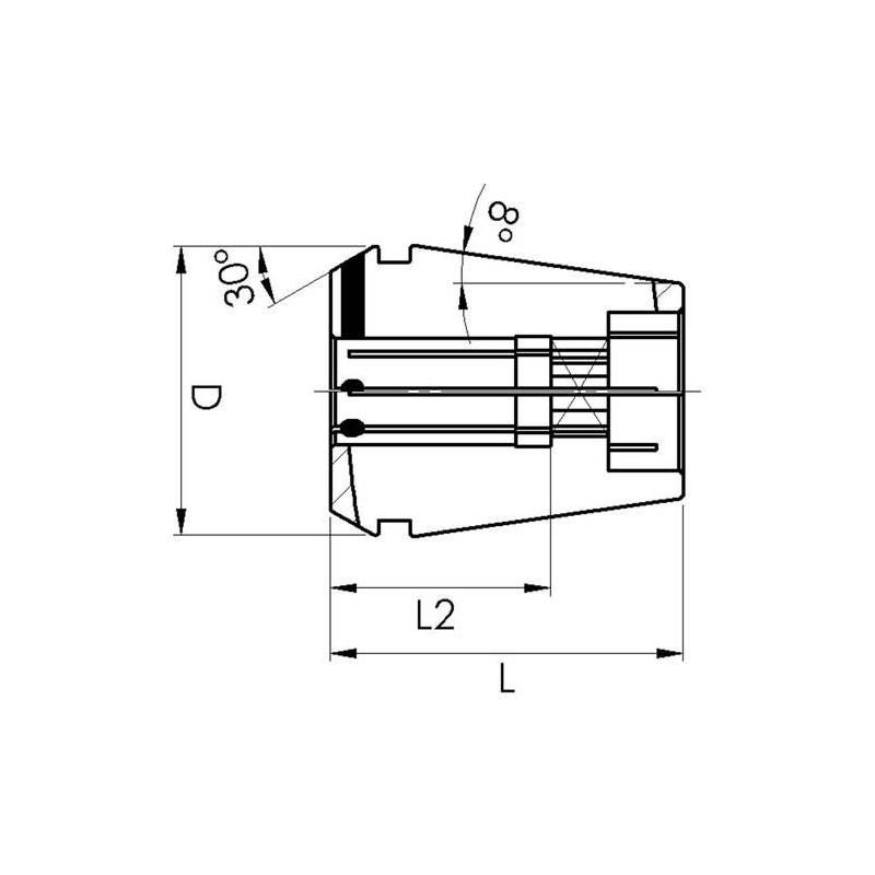Kleština D6499A 4537E ER32 12,0 mm Fahrion • Vtools.cz