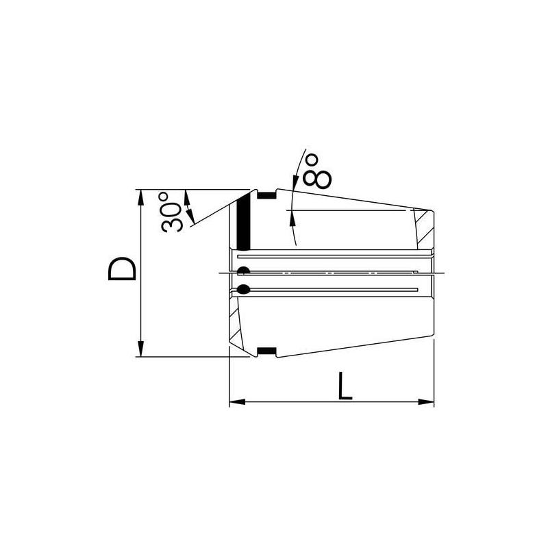 Kleština 429E IK ER25 12,0 mm Fahrion • Vtools.cz