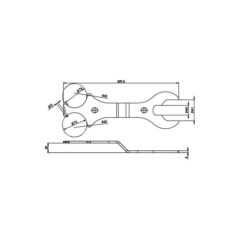 AMF Montážní nástroj 6425MW velikost 76 • Vtools.cz