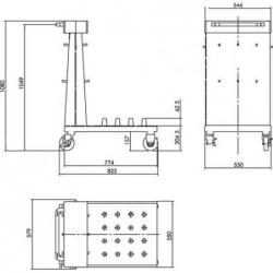 AMF Dílenský vozík prázdný 6425WW • Vtools.cz