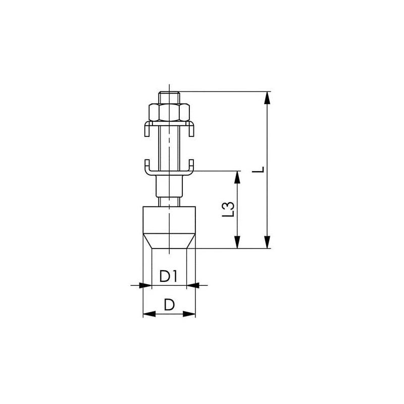 Přítlačný šroub AMF 6890 ESD velikost 1 • Vtools.cz