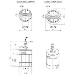 Hydraulický drapák AMF bez kompenzační jednotky, 45-50 barů • Vtools.cz