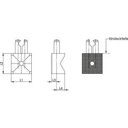 Uchopovací vložka AMF dvojitá prisma • Vtools.cz